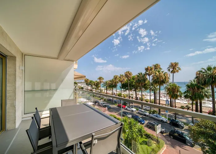 Ref 1295 - Croisette - Sea View For Rent Appartement *