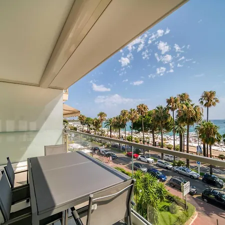Ref 1295 - Croisette - Sea View For Rent Daire *